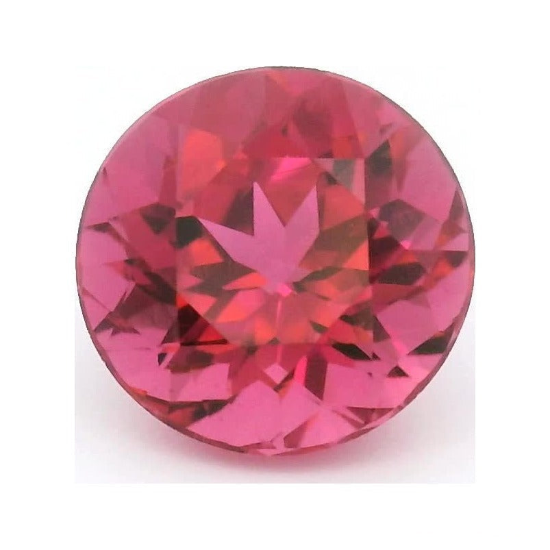 0.90 ct Natural Pink Tourmaline – Round Cut — Sapphire Row · cut7