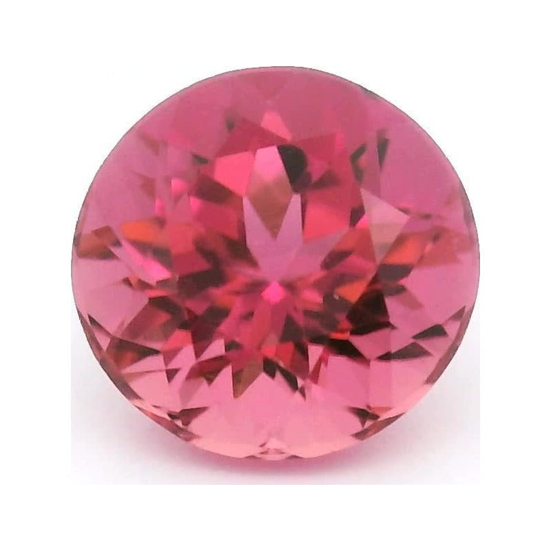 0.87 ct Natural Pink Tourmaline – Round Cut — Sapphire Row · cut7
