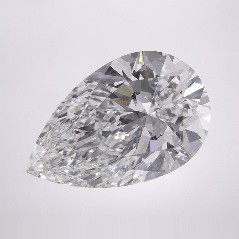 10.10 ct Lab-Grown Diamond – F VS1 – Pear Cut – GCAL Certified — Sapphire Row · cut7