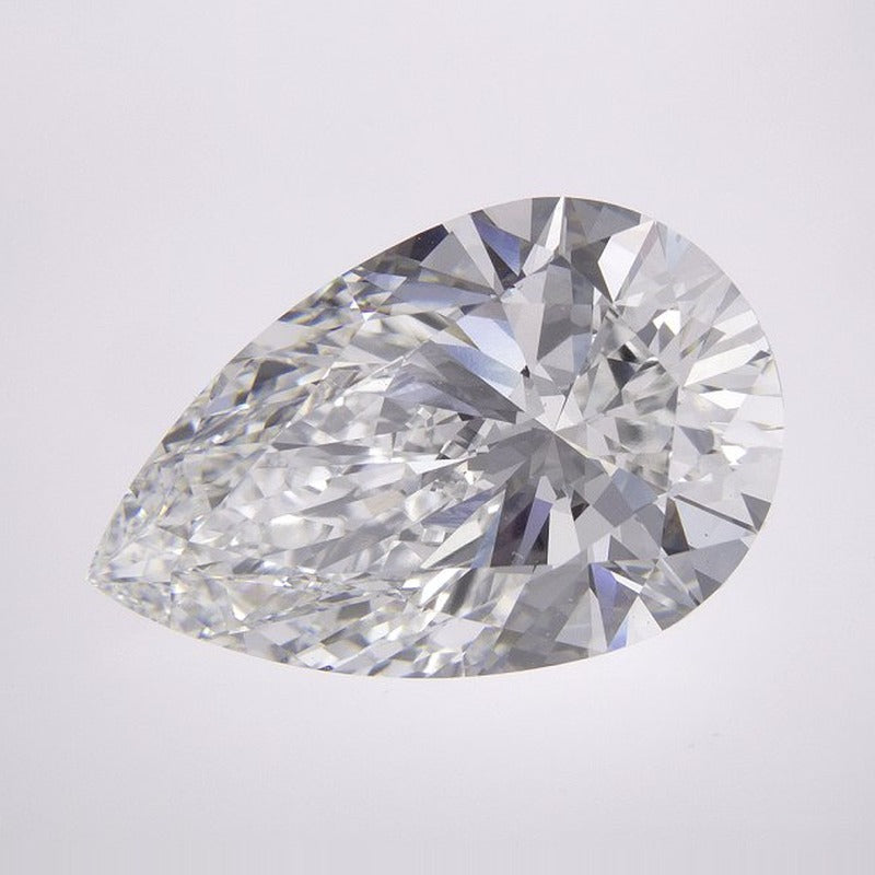 7.55 ct Lab-Grown Diamond – F VS1 – Pear Cut – GCAL Certified — Sapphire Row · cut7