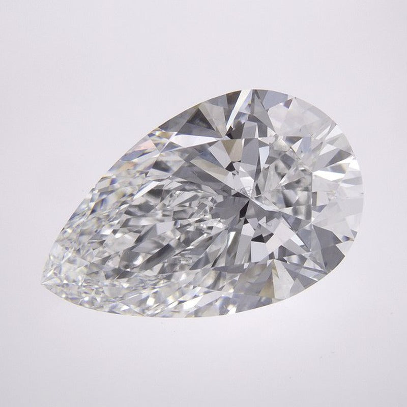7.06 ct Lab-Grown Diamond – F VS1 – Pear Cut – GCAL Certified — Sapphire Row · cut7