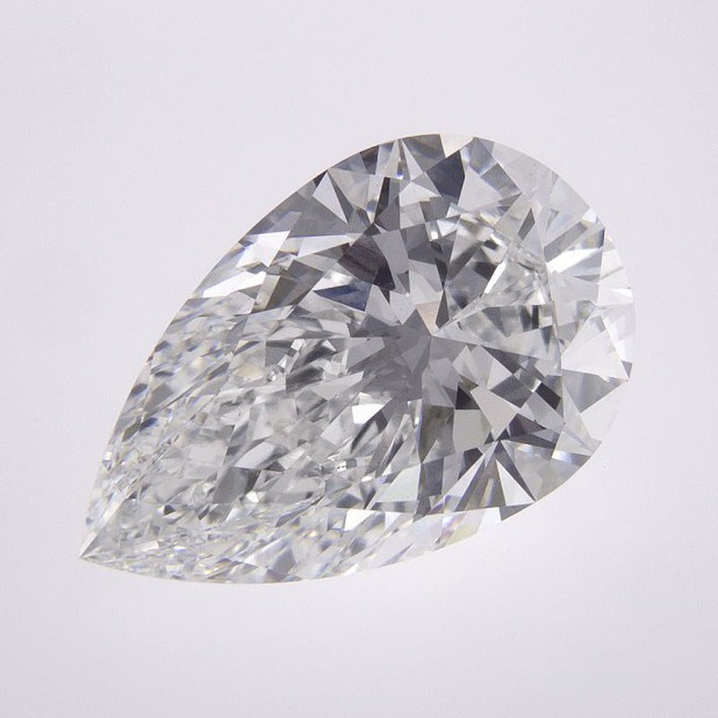 5.06 ct Lab-Grown Diamond – E VS1 – Pear Cut – GCAL Certified — Sapphire Row · cut7