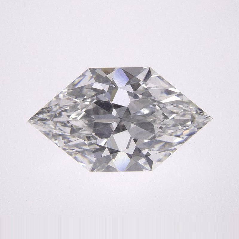 2.47 ct Lab-Grown Diamond – E VS1 – Elongated Hexagon Cut – Duchess Faceted-cut – GCAL Certified — Sapphire Row · cut7