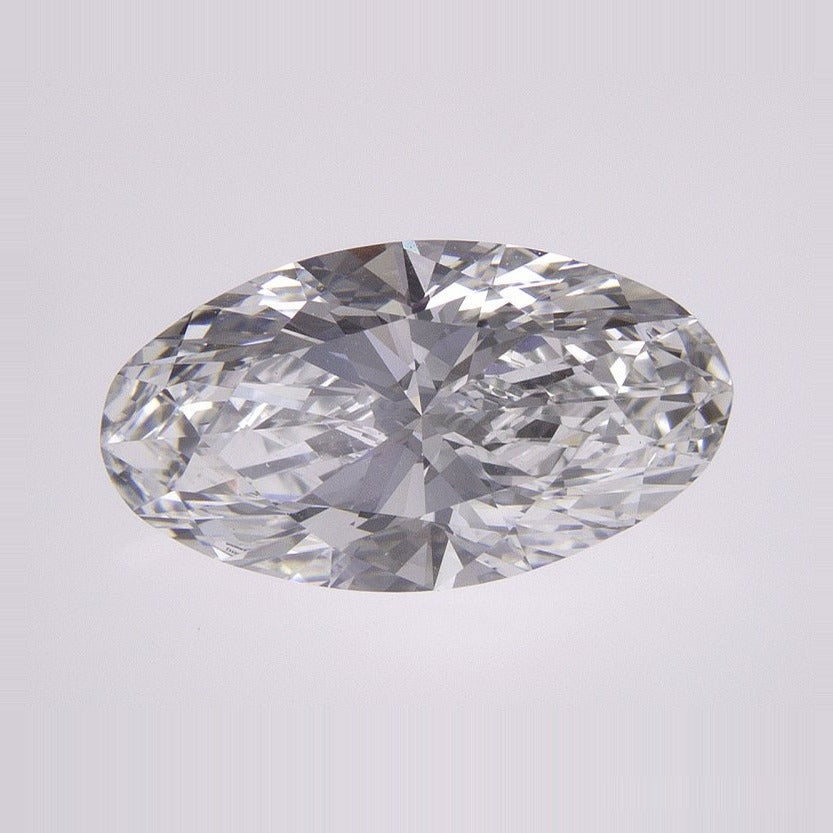 2.01 ct Lab-Grown Diamond – E VVS2 – Elongated Oval Cut – GCAL Certified — Sapphire Row · cut7