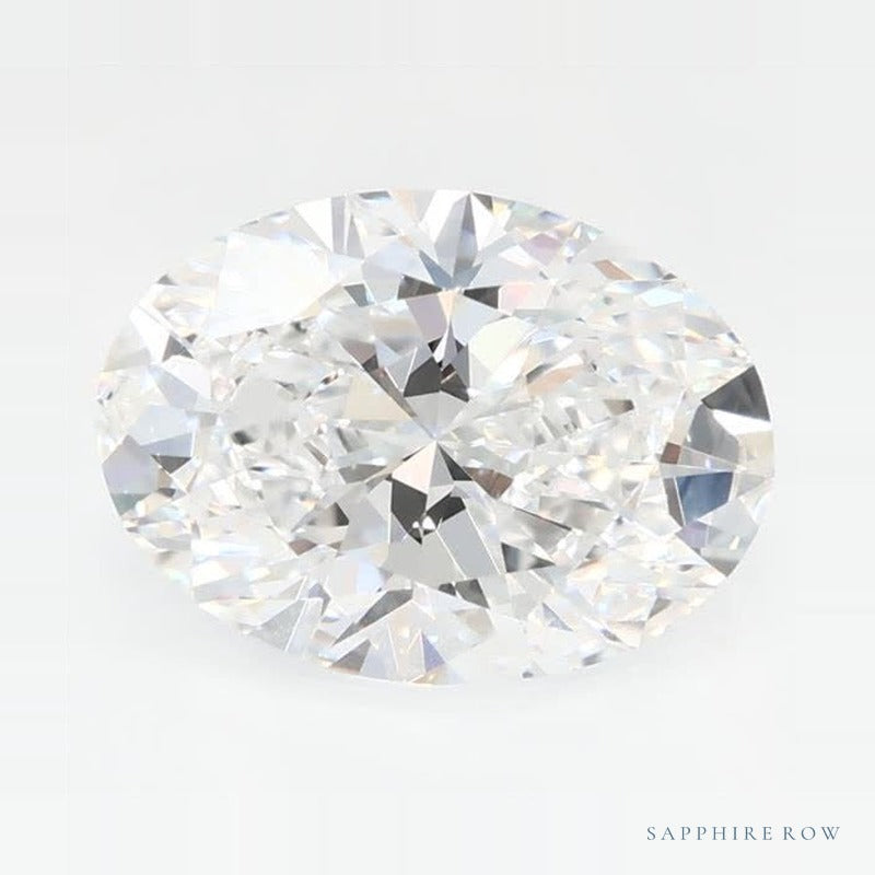 1.60 ct Lab-Grown Diamond – D VVS2 – Oval Cut – GCAL Certified — Sapphire Row · cut7