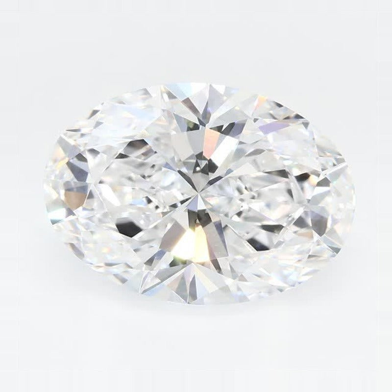3.55 ct Lab-Grown Diamond – D VVS2 – Oval Cut – GCAL Certified — Sapphire Row · cut7