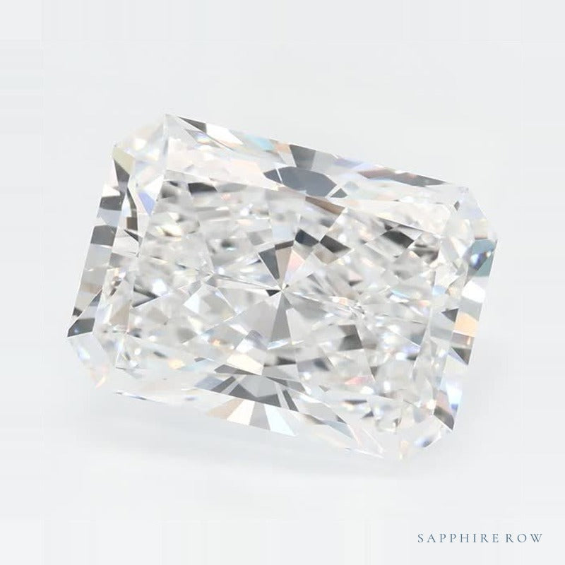 3.50 ct Lab-Grown Diamond – D VVS2 – Radiant Cut – GCAL Certified — Sapphire Row · cut7