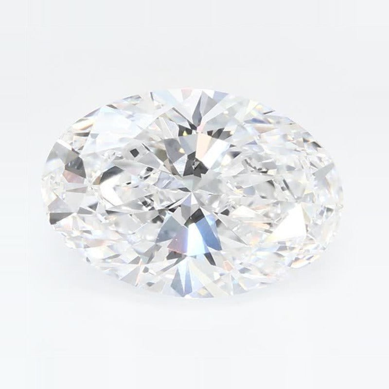 3.02 ct Lab-Grown Diamond – D VVS2 – Oval Cut – GCAL Certified — Sapphire Row · cut7