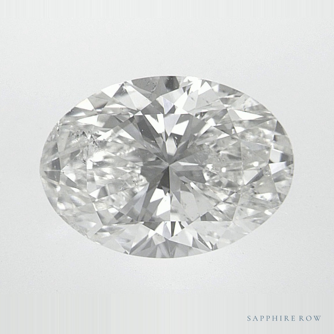 2.50 ct Natural Diamond – H SI2 – Oval Cut – EGL USA Certified — Sapphire Row · cut7