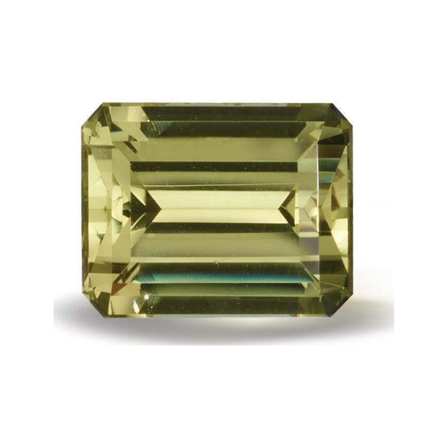 3.11 ct Natural Yellow Chrysoberyl – Emerald Cut — Sapphire Row · cut7