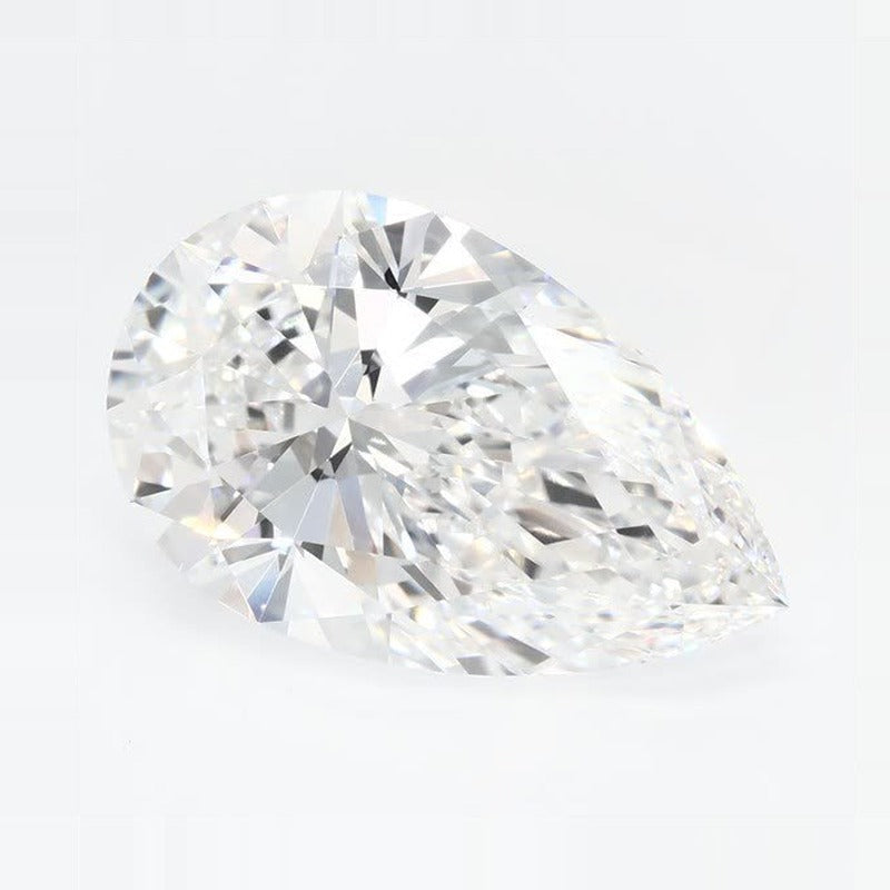 4.92 ct Lab-Grown Diamond – D VVS2 – Pear Cut – GCAL Certified — Sapphire Row · cut7