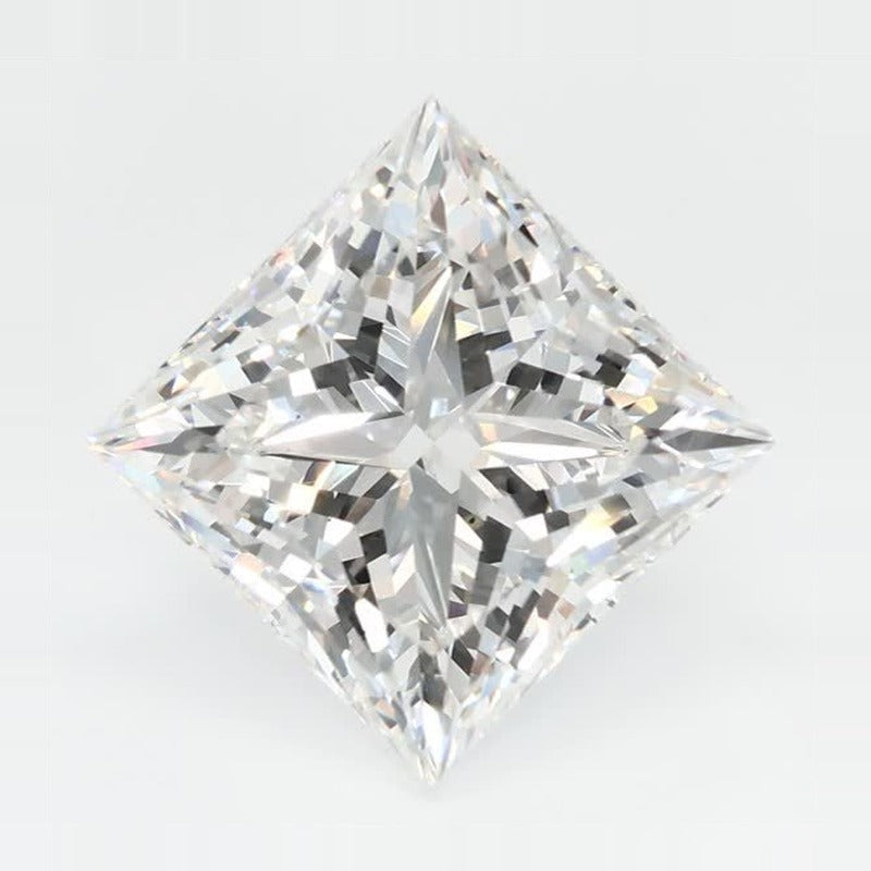 3.89 ct Lab-Grown Diamond – F VS1 – Square Cut – GCAL Certified — Sapphire Row · cut7