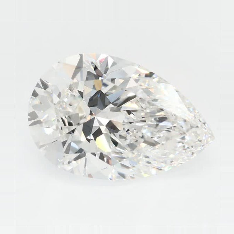 3.57 ct Lab-Grown Diamond – F VVS2 – Pear Cut – GCAL Certified — Sapphire Row · cut7