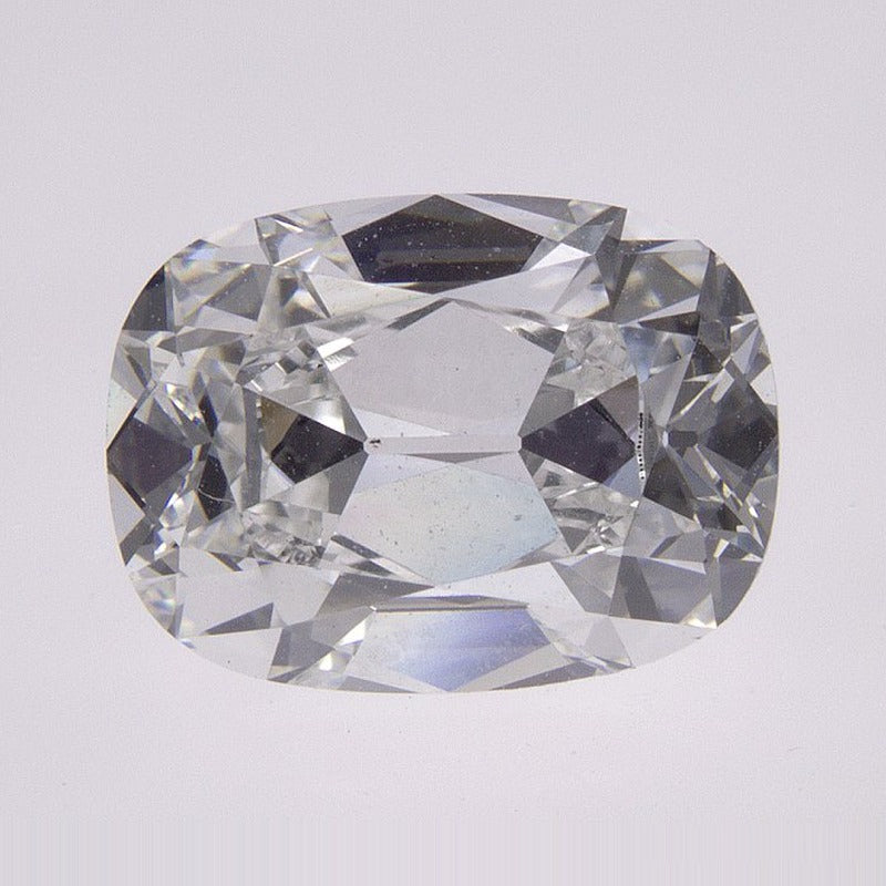 2.77 ct Lab-Grown Diamond – E VVS2 – Elongated Cushion Cut – Old Mine Cut – GCAL Certified — Sapphire Row · cut7