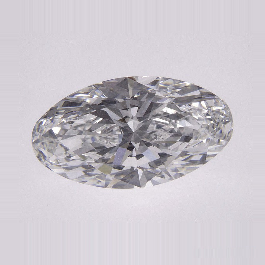 2.74 ct Lab-Grown Diamond – D VVS2 – Elongated Oval Cut – GCAL Certified — Sapphire Row · cut7