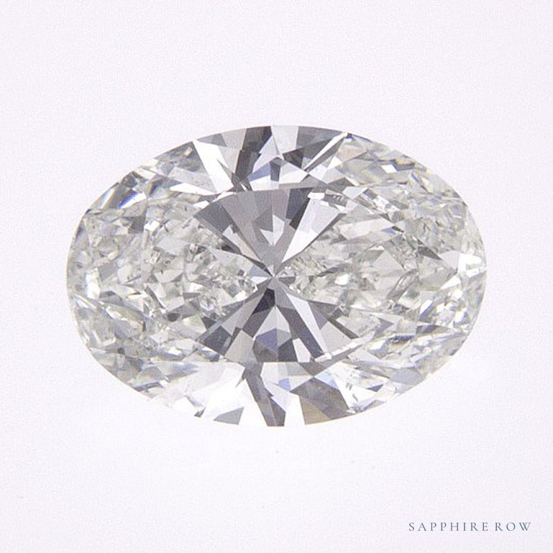 0.80 ct Natural Diamond – I SI1 – Oval Cut – GIA Certified — Sapphire Row · cut7