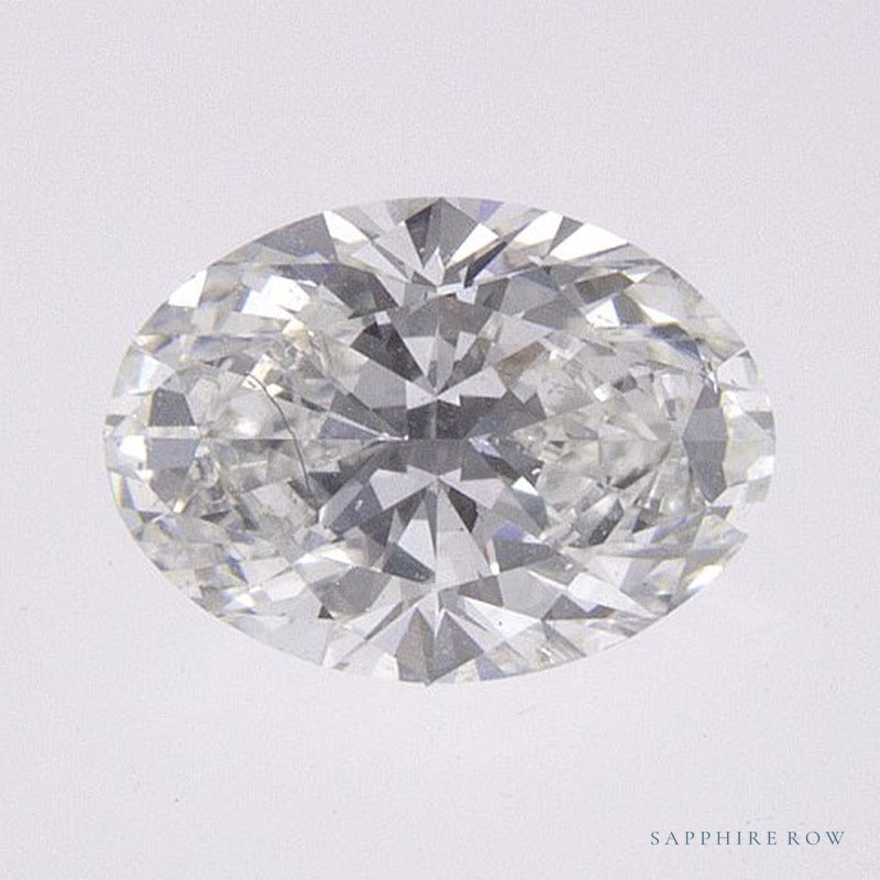 0.70 ct Natural Diamond – G SI2 – Oval Cut – GIA Certified — Sapphire Row · cut7