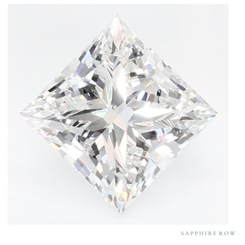 0.70 ct Lab-Grown Diamond – E VS1 – Square Cut – GCAL Certified — Sapphire Row · cut7