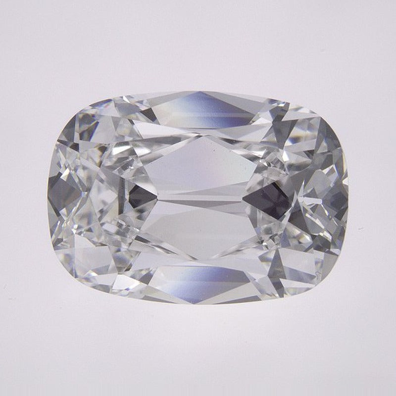 4.58 ct Lab-Grown Diamond – E VVS2 – Elongated Cushion Cut – Old Mine Cut – GIA Certified — Sapphire Row · cut7