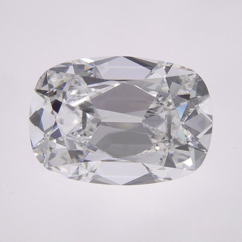 3.84 ct Lab-Grown Diamond – E VS1 – Elongated Cushion Cut – Old Mine Cut – GIA Certified — Sapphire Row · cut7