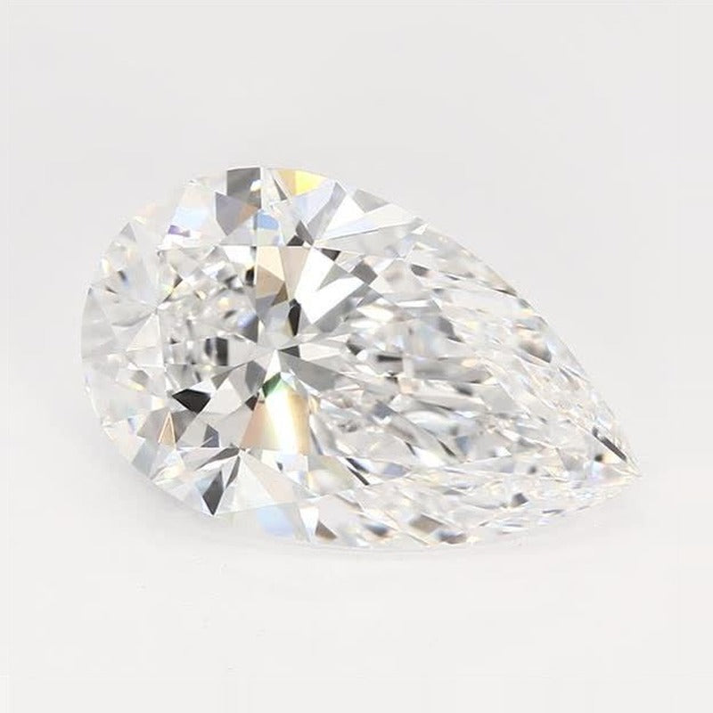 4.02 ct Lab-Grown Diamond – D VVS2 – Pear Cut – GCAL Certified — Sapphire Row · cut7