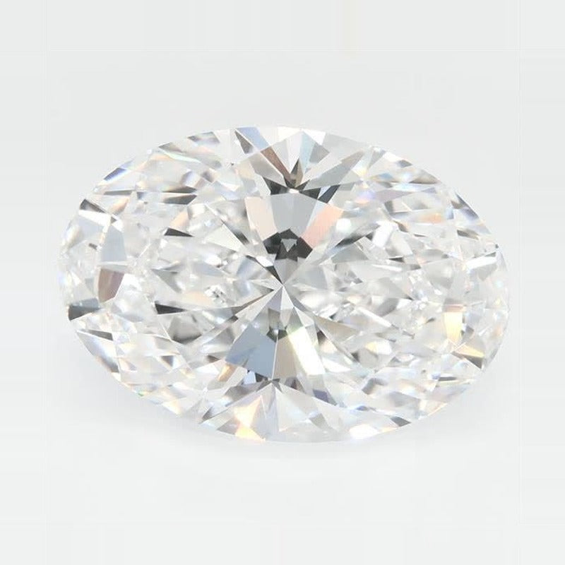 3.71 ct Lab-Grown Diamond – D VVS1 – Oval Cut – GCAL Certified — Sapphire Row · cut7