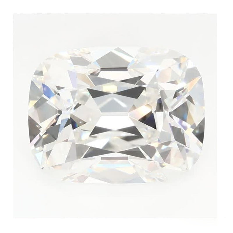 3.25 ct Lab-Grown Diamond – F VVS2 – Elongated Cushion Cut – Old Mine Cut – GCAL Certified — Sapphire Row · cut7