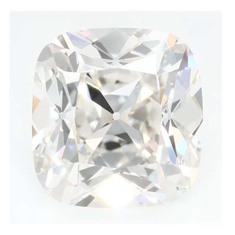 3.03 ct Lab-Grown Diamond – H VS1 – Cushion Cut – Old Mine Cut – GCAL Certified — Sapphire Row · cut7