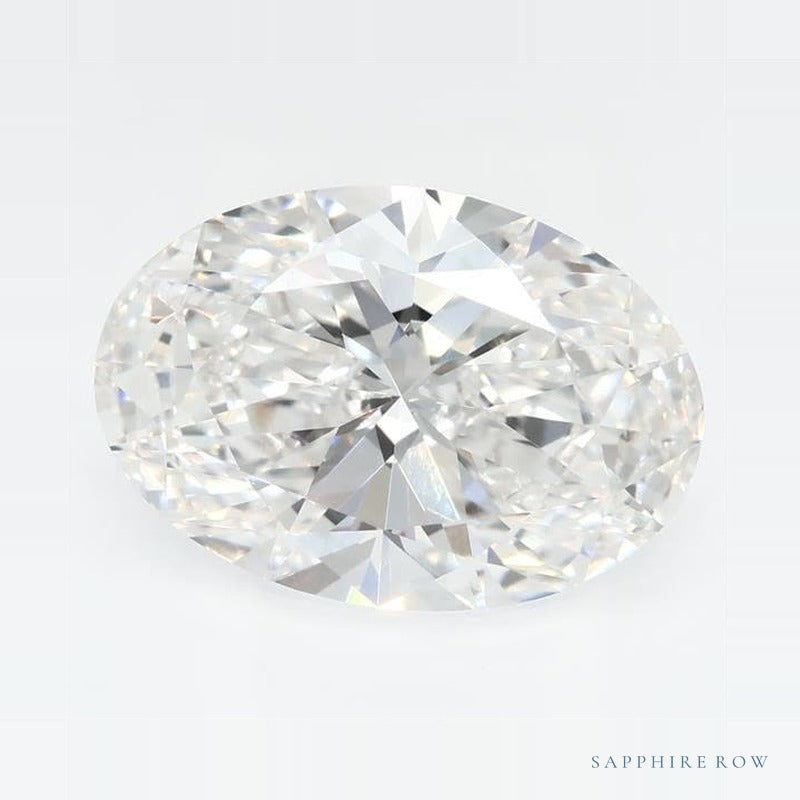 3.02 ct Lab-Grown Diamond – E VVS2 – Oval Cut – GCAL Certified — Sapphire Row · cut7