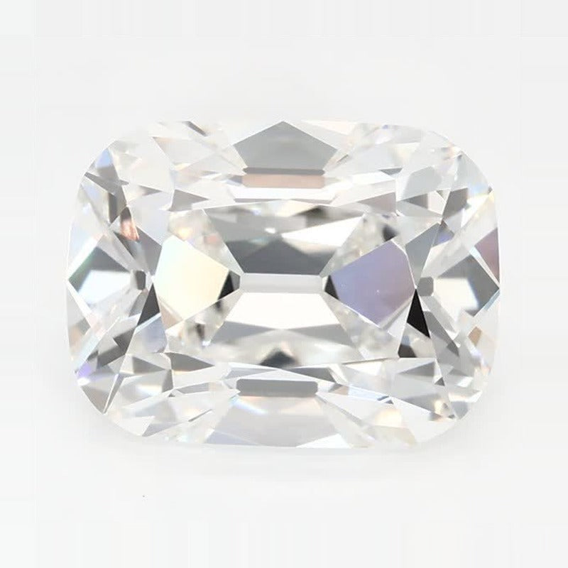 2.70 ct Lab-Grown Diamond – F VVS2 – Elongated Cushion Cut – Old Mine Cut – GCAL Certified — Sapphire Row · cut7