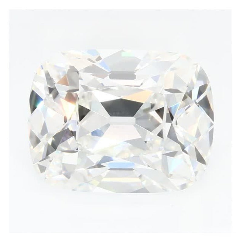 2.63 ct Lab-Grown Diamond – F VS1 – Elongated Cushion Cut – Old Mine Cut – GCAL Certified — Sapphire Row · cut7