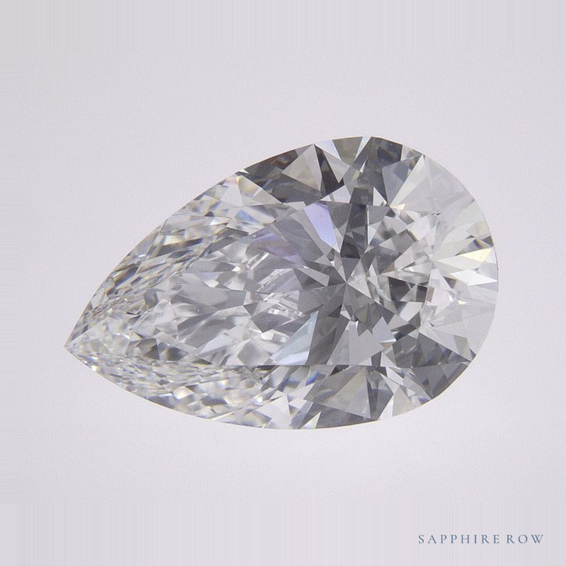 2.55 ct Lab-Grown Diamond – E VVS2 – Pear Cut – IGI Certified — Sapphire Row · cut7