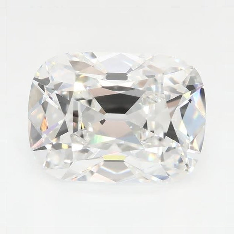 2.21 ct Lab-Grown Diamond – F VVS2 – Elongated Cushion Cut – Old Mine Cut – GCAL Certified — Sapphire Row · cut7