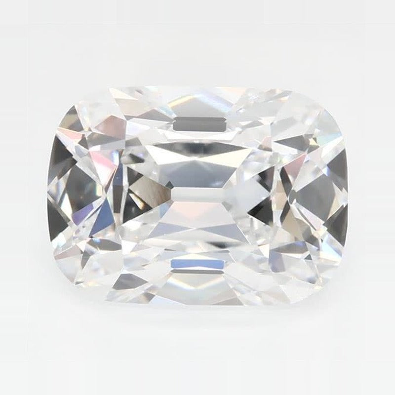 2.01 ct Lab-Grown Diamond – E VVS2 – Elongated Cushion Cut – Old Mine Cut – GCAL Certified — Sapphire Row · cut7