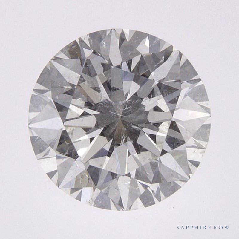 1.70 ct Natural Diamond – G SI2 – Round Cut – Stuller Certified — Sapphire Row · cut7
