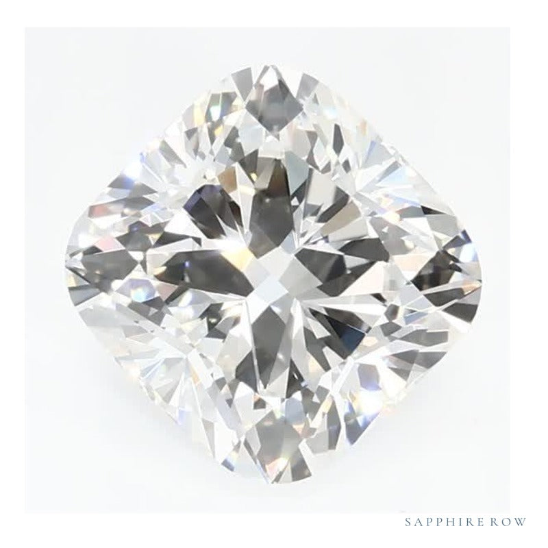 1.23 ct Lab-Grown Diamond – G VVS2 – Cushion Cut – GCAL Certified — Sapphire Row · cut7