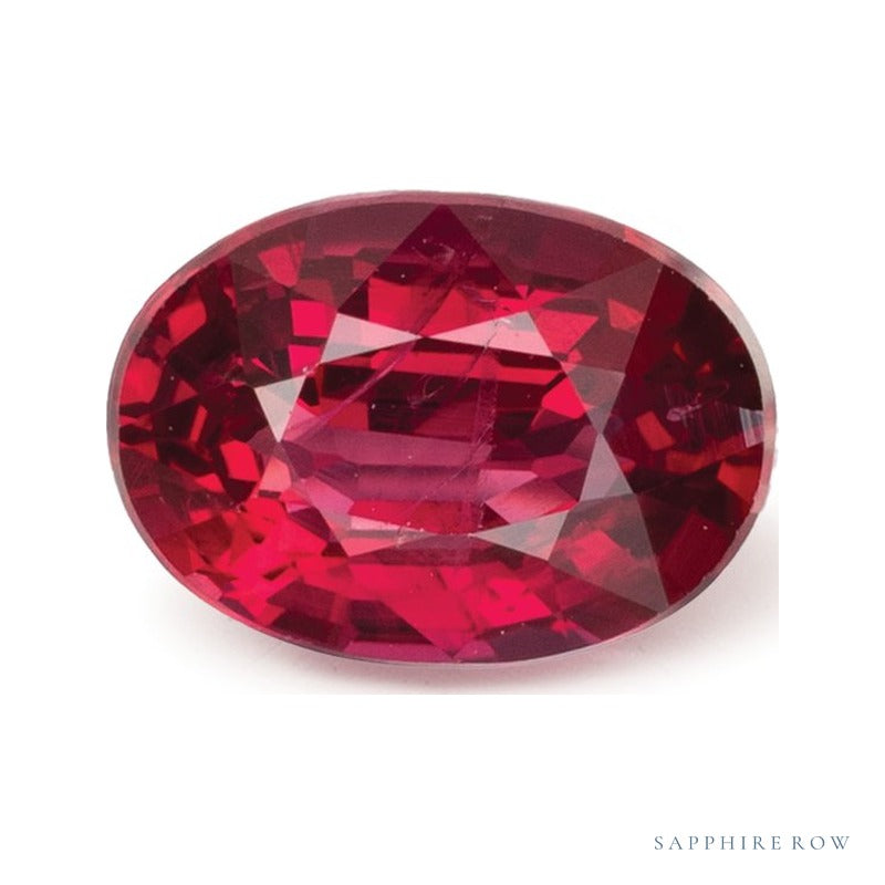 1.09 ct Natural Red Ruby (Heated) – Oval Cut — Sapphire Row · cut7