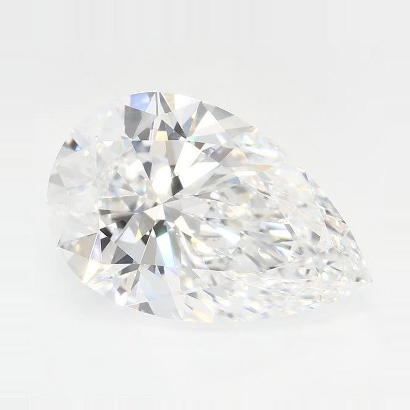 3.09 ct Lab-Grown Diamond – D VVS2 – Pear Cut – GCAL Certified — Sapphire Row · cut7