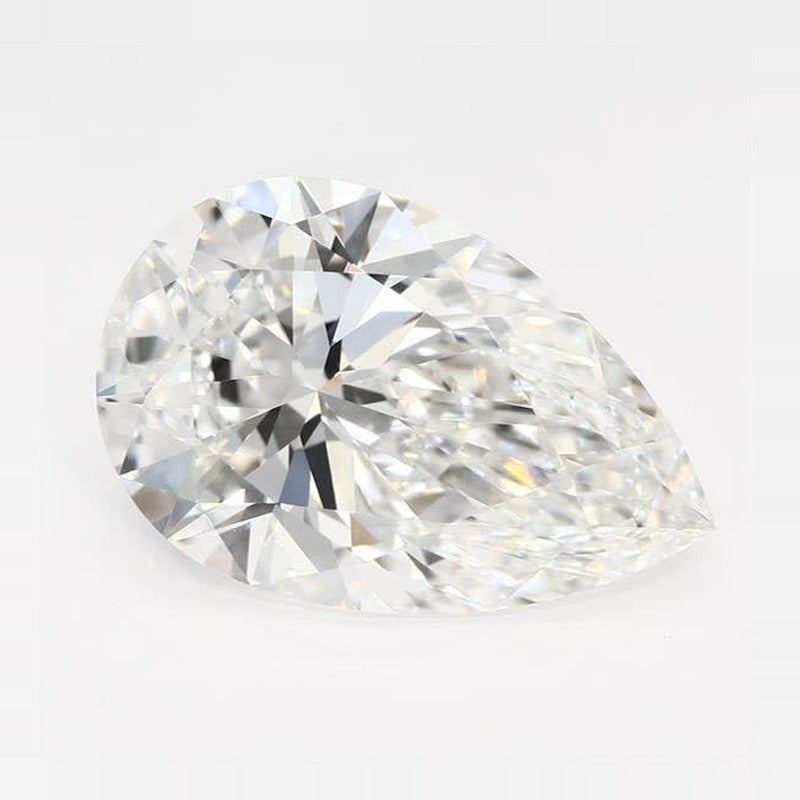 3.34 ct Lab-Grown Diamond – F VS1 – Pear Cut – GCAL Certified — Sapphire Row · cut7