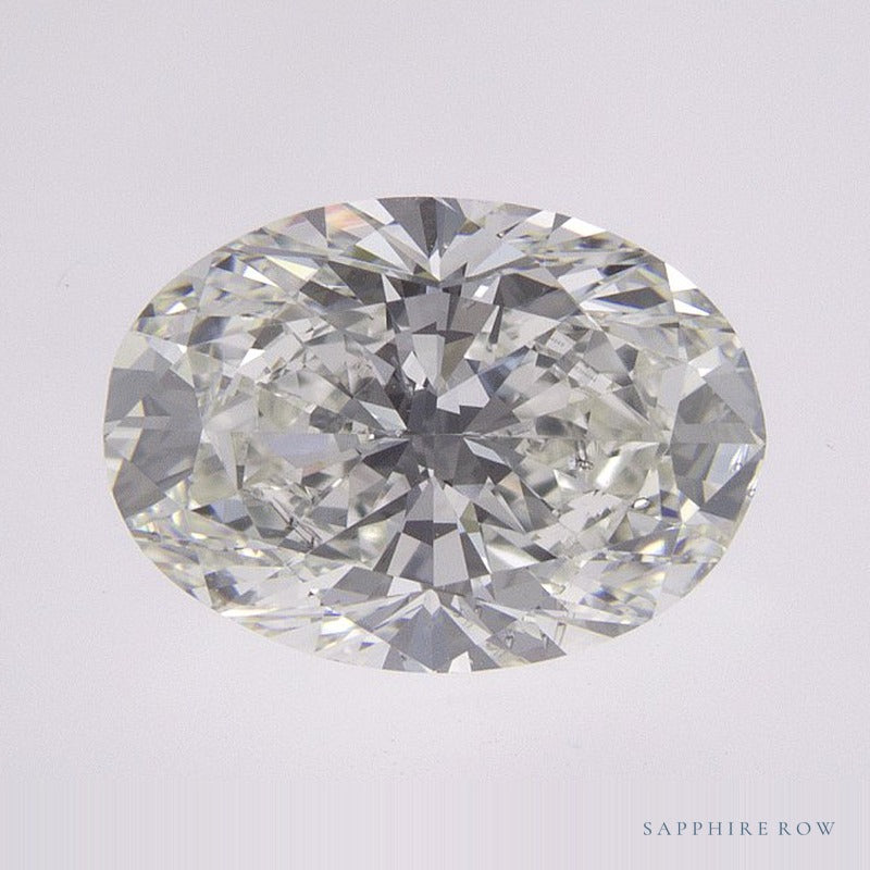 2.00 ct Natural Diamond – I SI2 – Oval Cut – GIA Certified — Sapphire Row · cut7