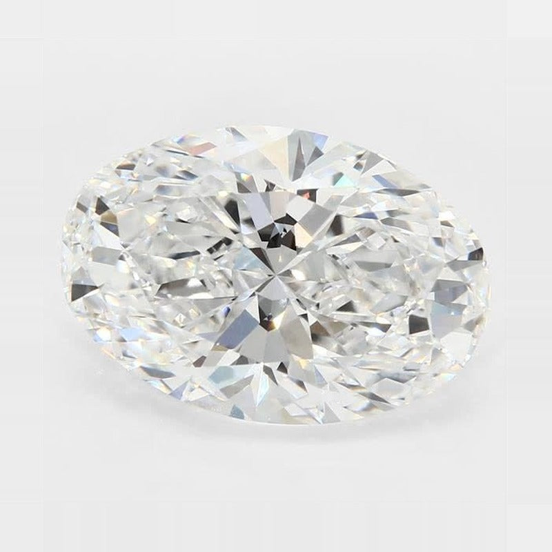 7.09 ct Lab-Grown Diamond – E VVS2 – Oval Cut – GCAL Certified — Sapphire Row · cut7