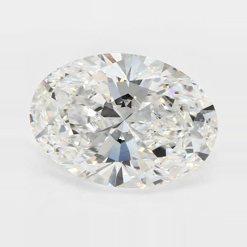 7.03 ct Lab-Grown Diamond – F VVS2 – Oval Cut – GCAL Certified — Sapphire Row · cut7
