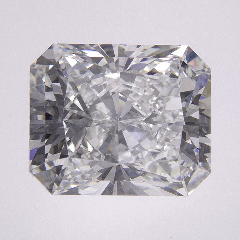4.10 ct Lab-Grown Diamond – F VVS2 – Radiant Cut – GCAL Certified — Sapphire Row · cut7