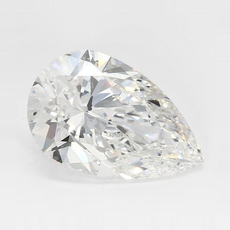 4.04 ct Lab-Grown Diamond – F VVS2 – Pear Cut – GCAL Certified — Sapphire Row · cut7