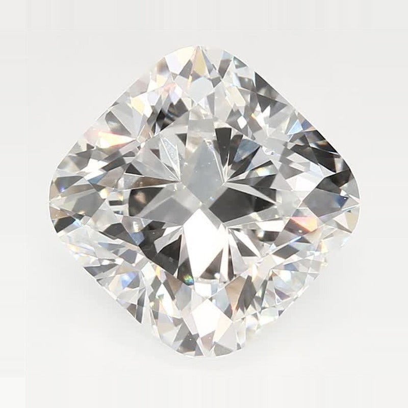4.03 ct Lab-Grown Diamond – E VVS2 – Cushion Cut – GCAL Certified — Sapphire Row · cut7