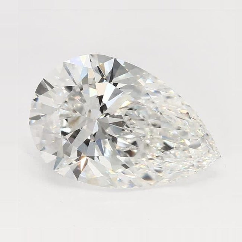 4.02 ct Lab-Grown Diamond – E VVS2 – Pear Cut – GCAL Certified — Sapphire Row · cut7
