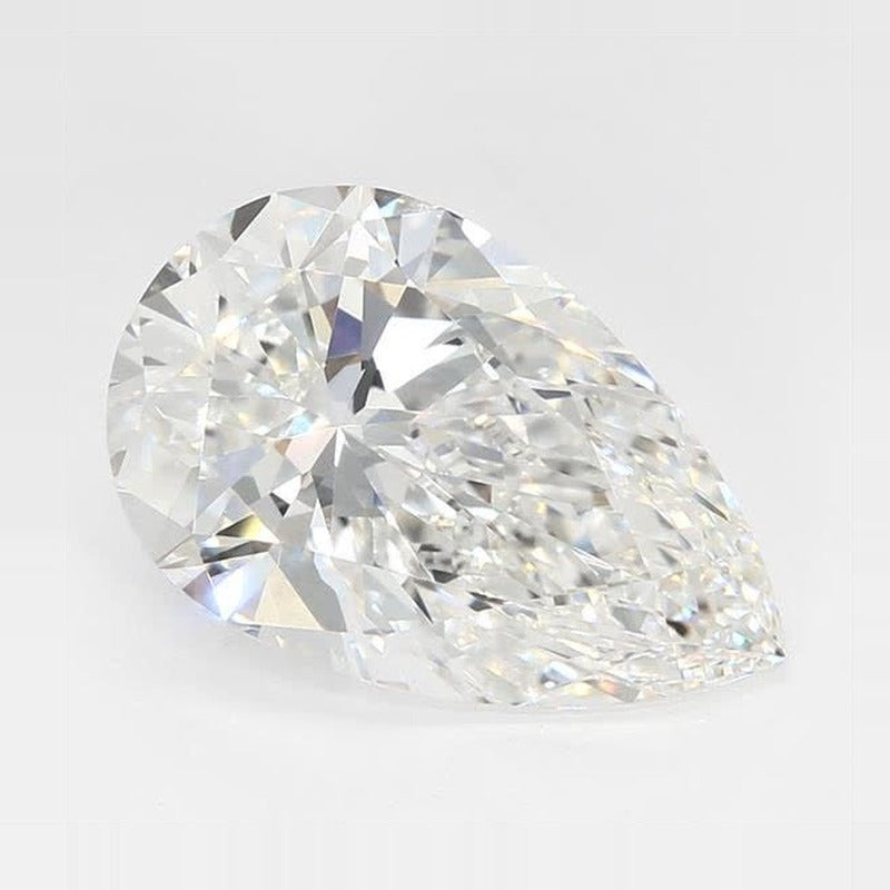 4.02 ct Lab-Grown Diamond – F VVS2 – Pear Cut – GCAL Certified — Sapphire Row · cut7