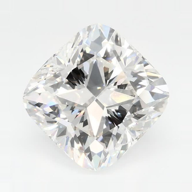 3.89 ct Lab-Grown Diamond – F VVS2 – Cushion Cut – GCAL Certified — Sapphire Row · cut7