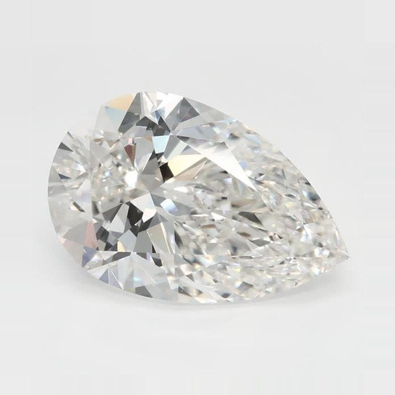 3.87 ct Lab-Grown Diamond – F VVS2 – Pear Cut – GCAL Certified — Sapphire Row · cut7