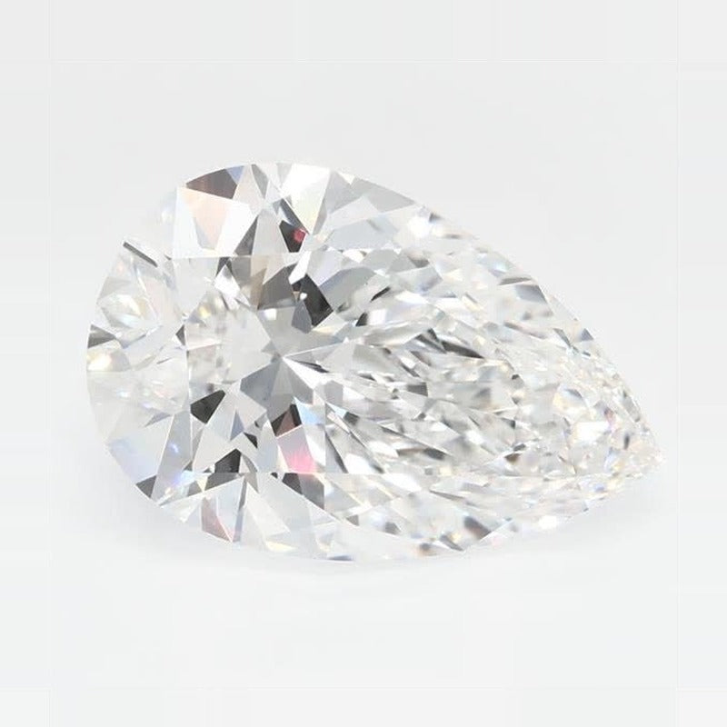 3.87 ct Lab-Grown Diamond – E VVS2 – Pear Cut – GCAL Certified — Sapphire Row · cut7